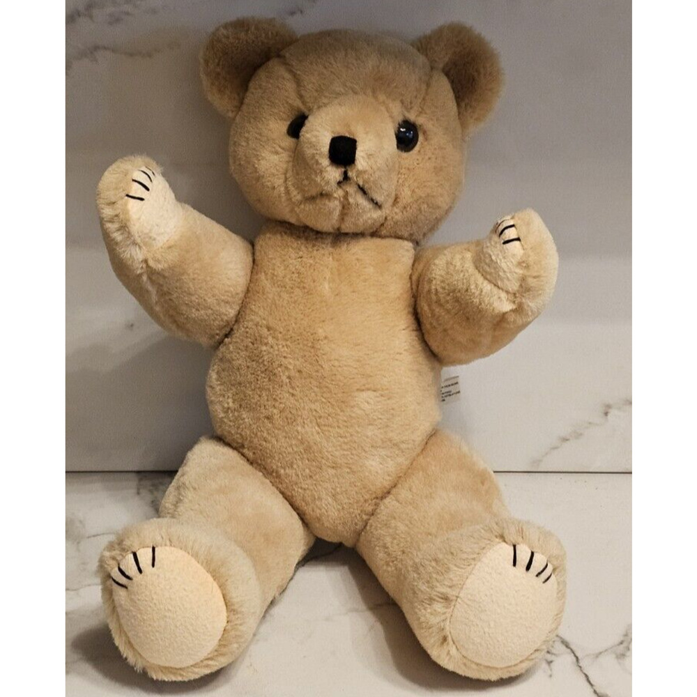 Vintage Midwest Imports CANNON FALLS Teddy Bear Jointed Moveable Head - 16" Tall